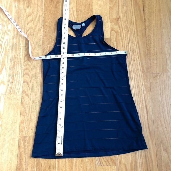 Athleta Tank Top Racerback Navy (S) - Picture 7 of 7